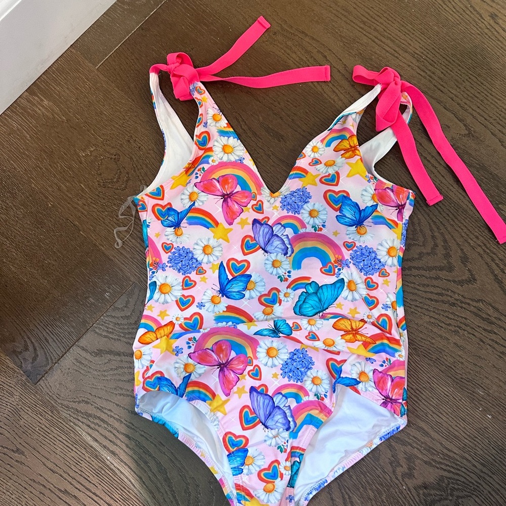 Posh Peanut Pink One Piece Swimwear Vibrant Design